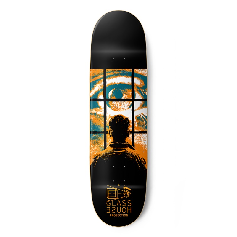GLASS HOUSE EYE WITNESS -BLACK ORANGE  BOARD – 8.5