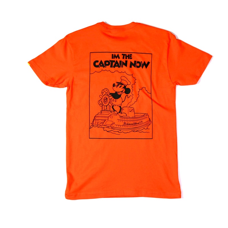 Im The Captain Now T Shirt – Adult Orange XS