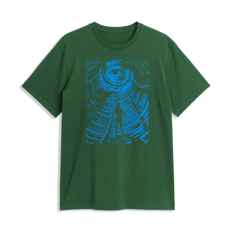 Opera Slither Dark Green Premium S/s Shirt S