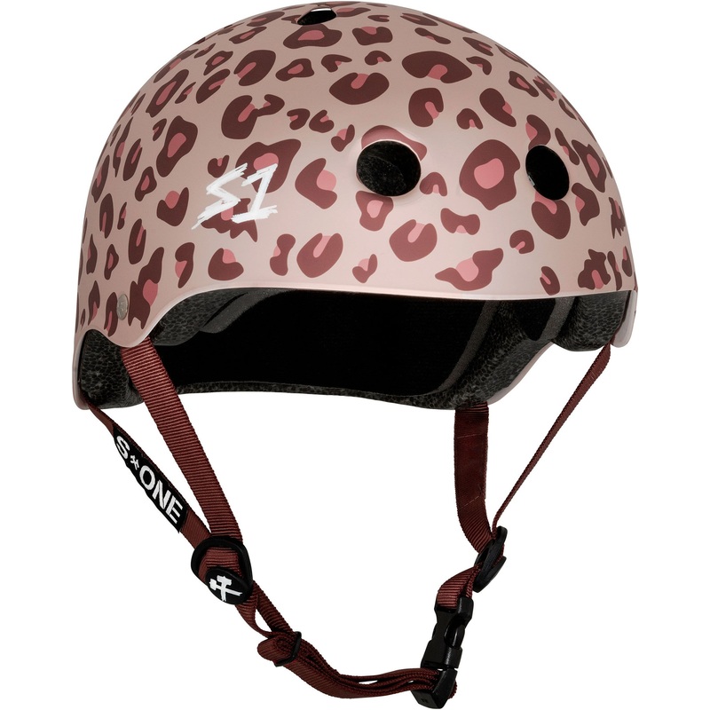S1 Lifer Helmet – Pink Helmet Posse/Light Pink Cheetah X-Small (20.5″) Brown