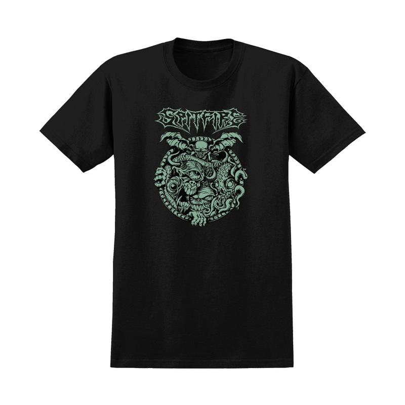 Spitfire Demongate T-Shirt S Black/Glow