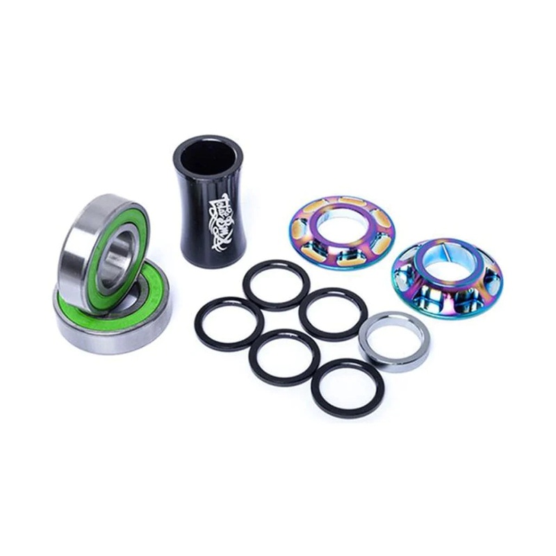 Total BMX Team Mid Bottom Bracket Kit 19mm – Rainbow