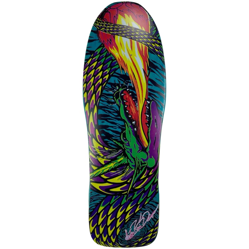 Tracker Lester Kasai Fireball Deck – 10.625″ Turquoise Stain