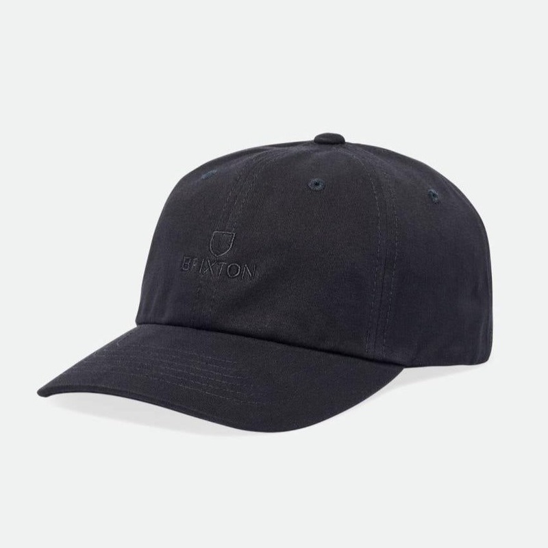 BRIXTON ALPHA LP CAP BLACK VINTAGE WASH