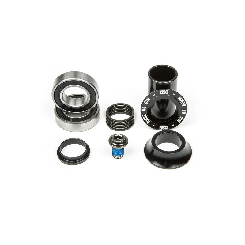 BSD BMX Substance Mid Bottom Bracket 19mm – Black
