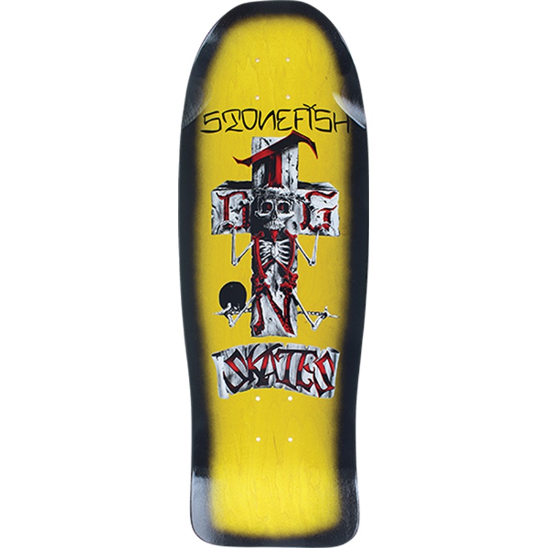 DT STONEFISH DECK STN/BK FADE 10.12″x30.32″ BLK