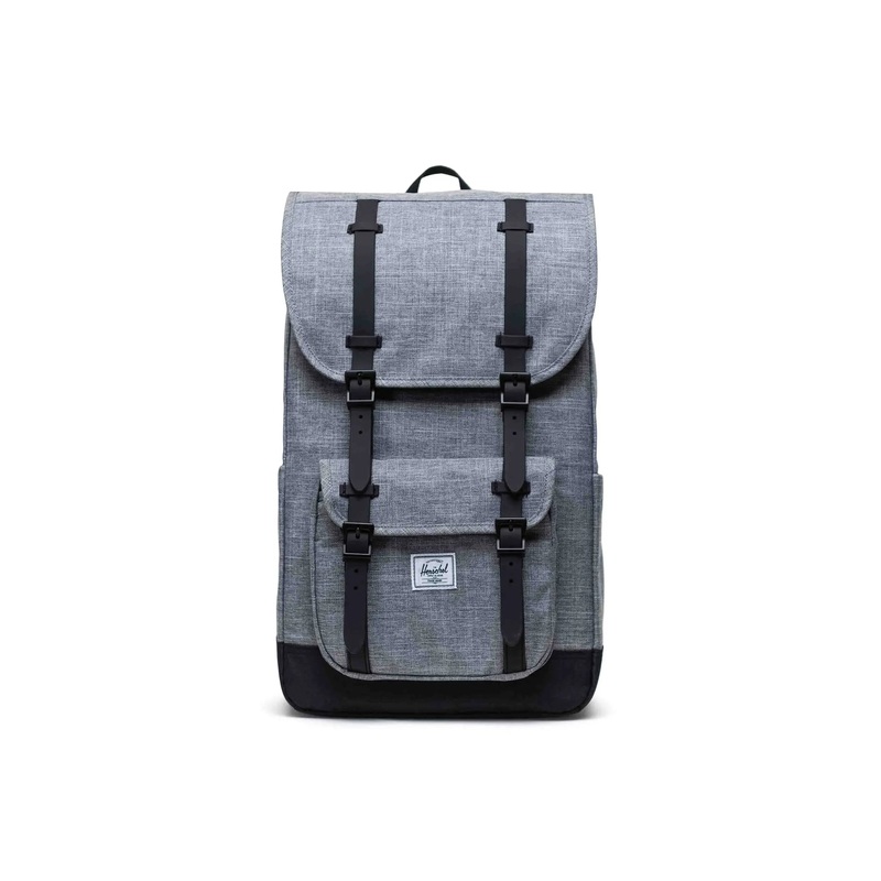 HERSCHEL LITTLE AMERICA BACK PACK RAVEN CROSSHATCH