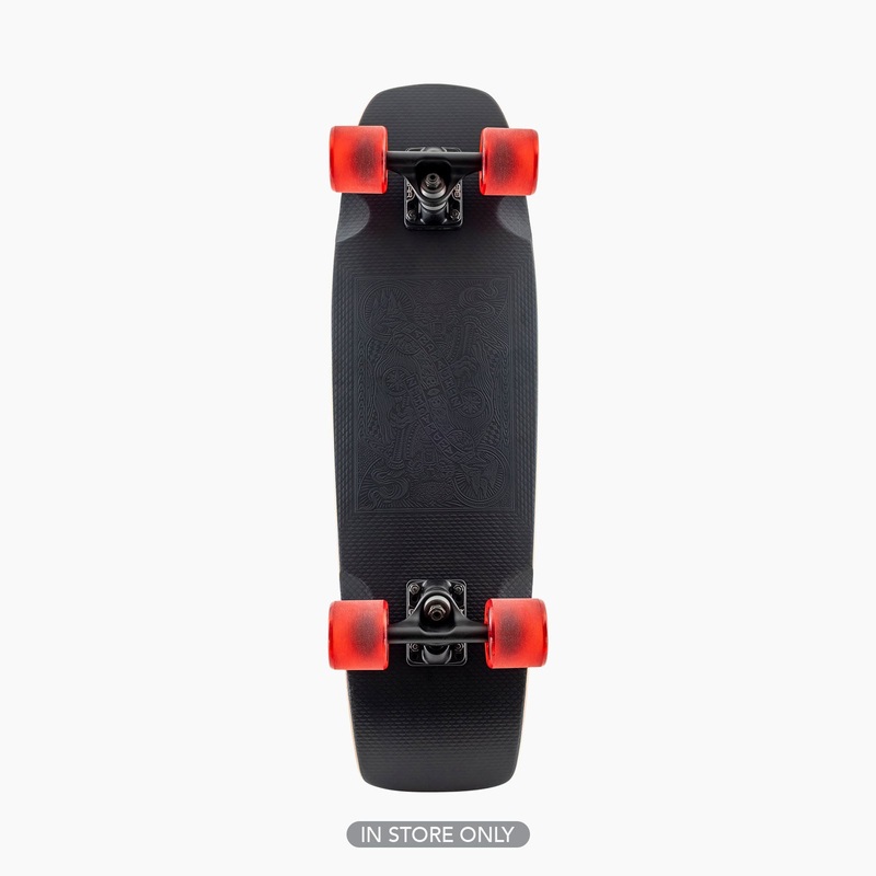 Landyachtz Dinghy Coffin Stealth Card Cruiser Complete