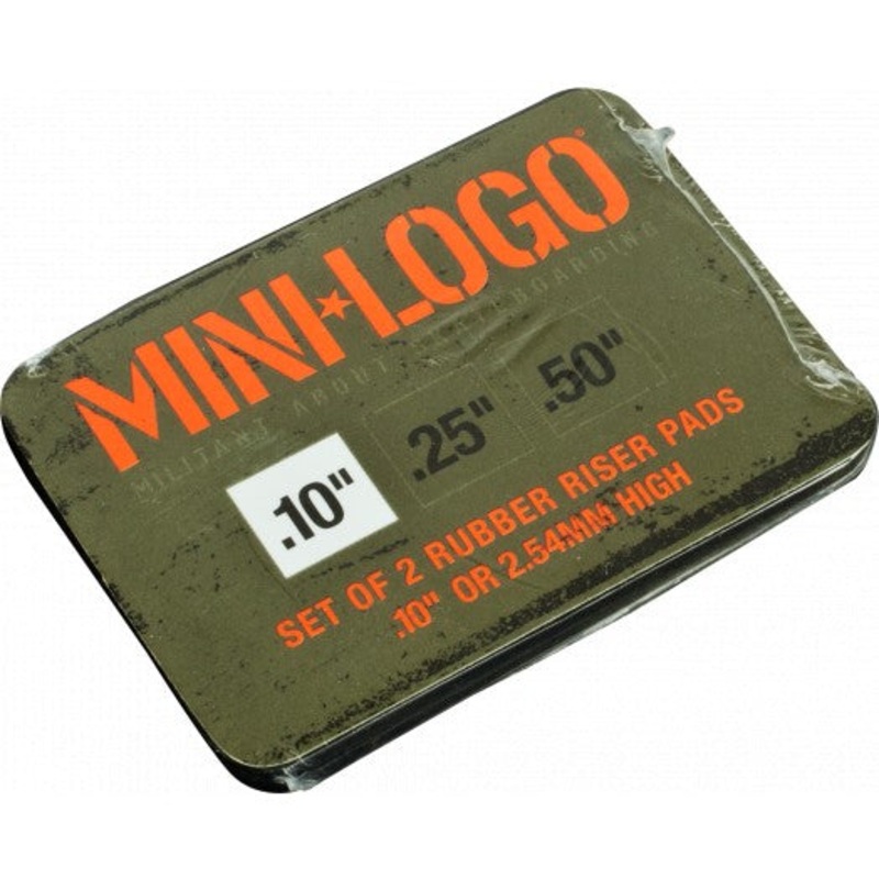 MINI LOGO RISERS (2PACK) 0.1″ (SHOCK PADS)