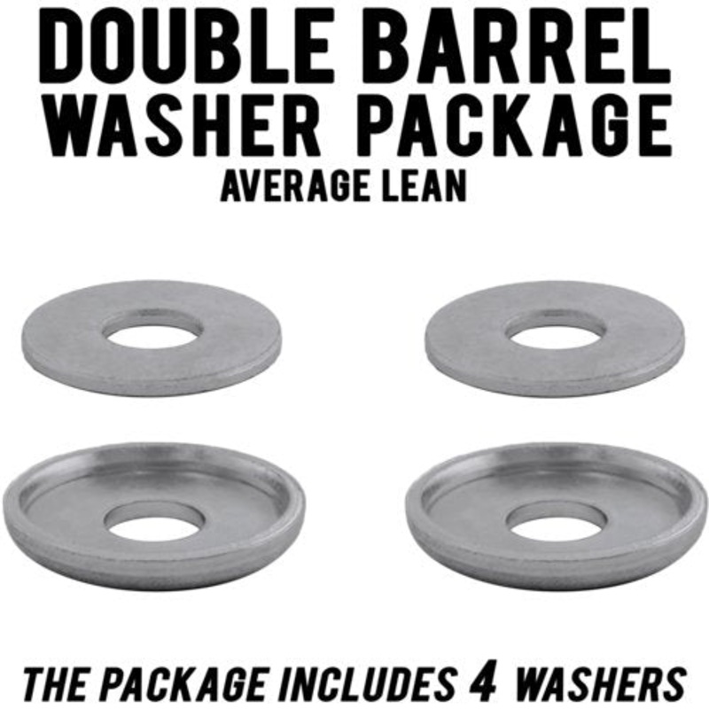 MuirSkate Beasto Double Barrel Washer Package More Lean (4 Flat Washers)