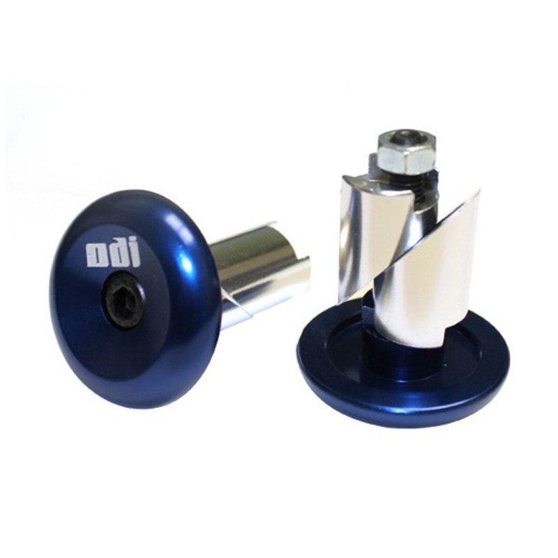 ODI Aluminum Bar End Plug – Blue