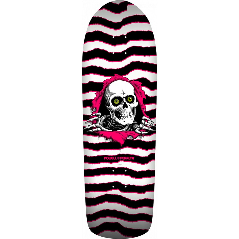 POWELL-PERALTA – OLD SCHOOL RIPPER WHITE/PINK RE-ISSUE (10″) 10″