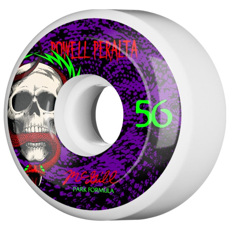 Powell Peralta Wheels McGill Skull and Snake 56mm 104a – White (Set of 4)