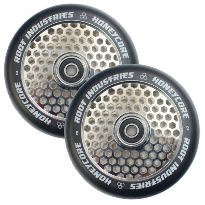 Root Industries HoneyCore Wheels 110mm – Black/Mirror (Pair)