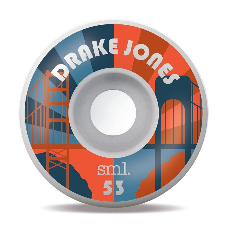 SML WHEELS DRAKE JONES BRIDGES 99A (53MM) 53MM