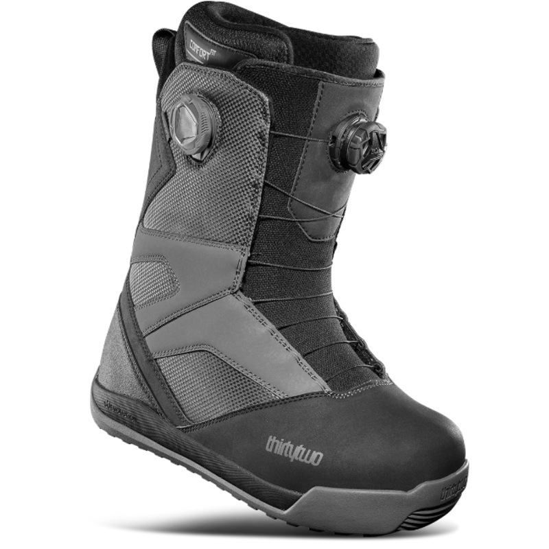 Thirty Two STW Double Boa Snowboard Boot – Black/Black 9.0 US