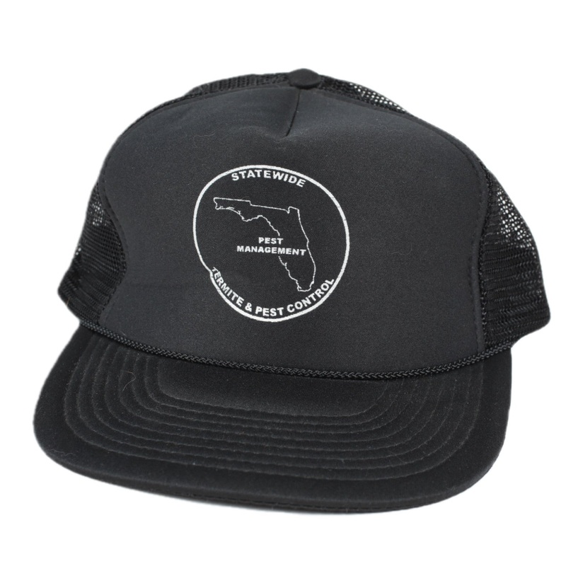 Vintage Florida Pest Control Trucker Hat Black