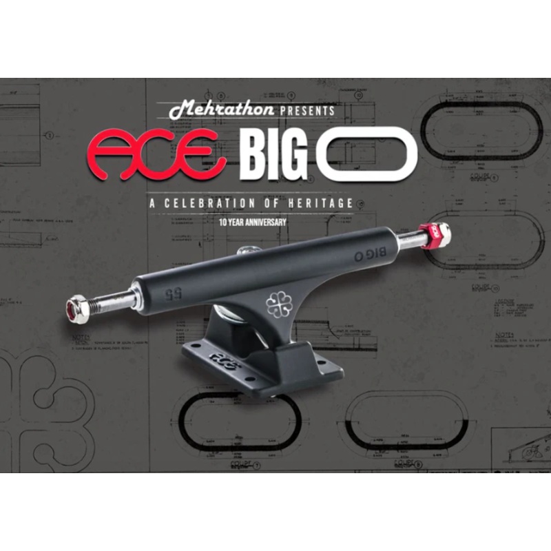 Ace AF-1 Big O x Mehrathon Trucks – Black 44