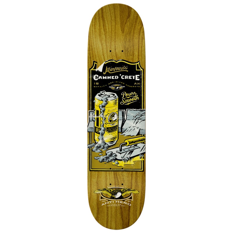ANTIHERO DECK – KANFOUSH CANNEED CRETE (8.25″) 8.25″