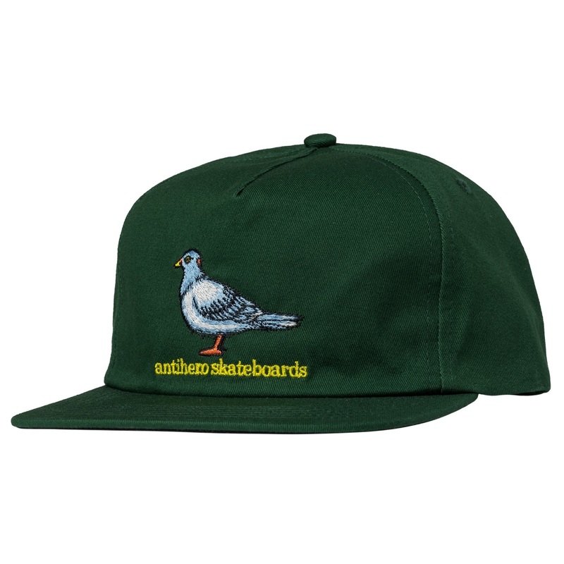 ANTIHERO LIL PIGEON SNAPBACK FOREST GREEN/YELLOW