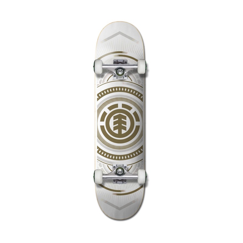 ELEMENT COMPLETE HATCHED WHITE GOLD (8″) 8″