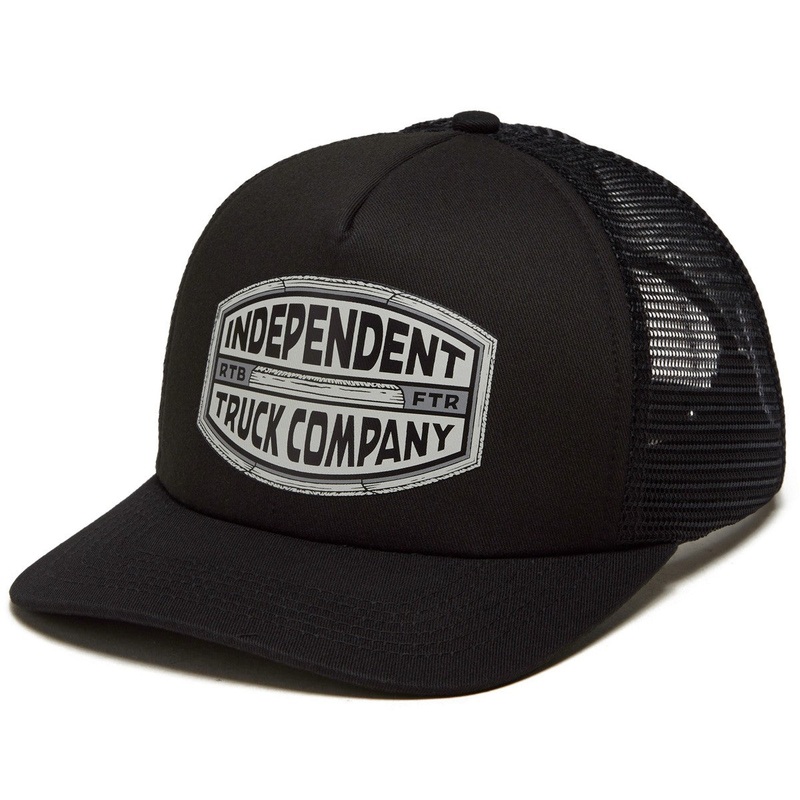 INDEPENDENT MESH TRUCKER ITC CURB BLACK