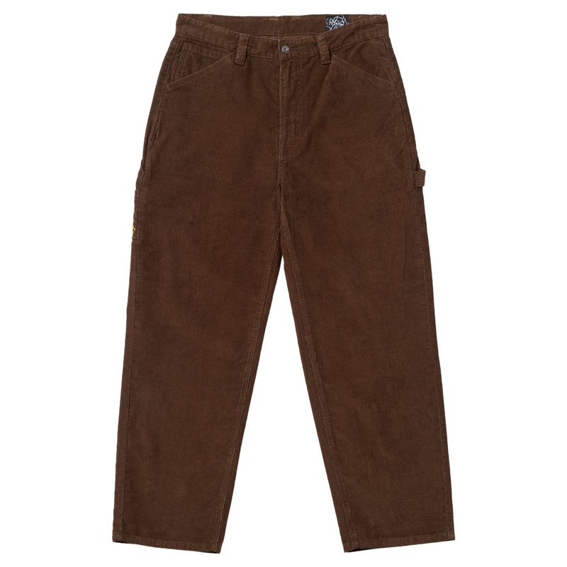 Krooked – Carpenter Corduroy Pants Large Brown