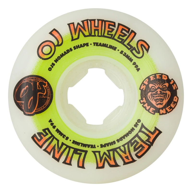OJ Team Line Original White Green/Orange Nomads 53mm 99a