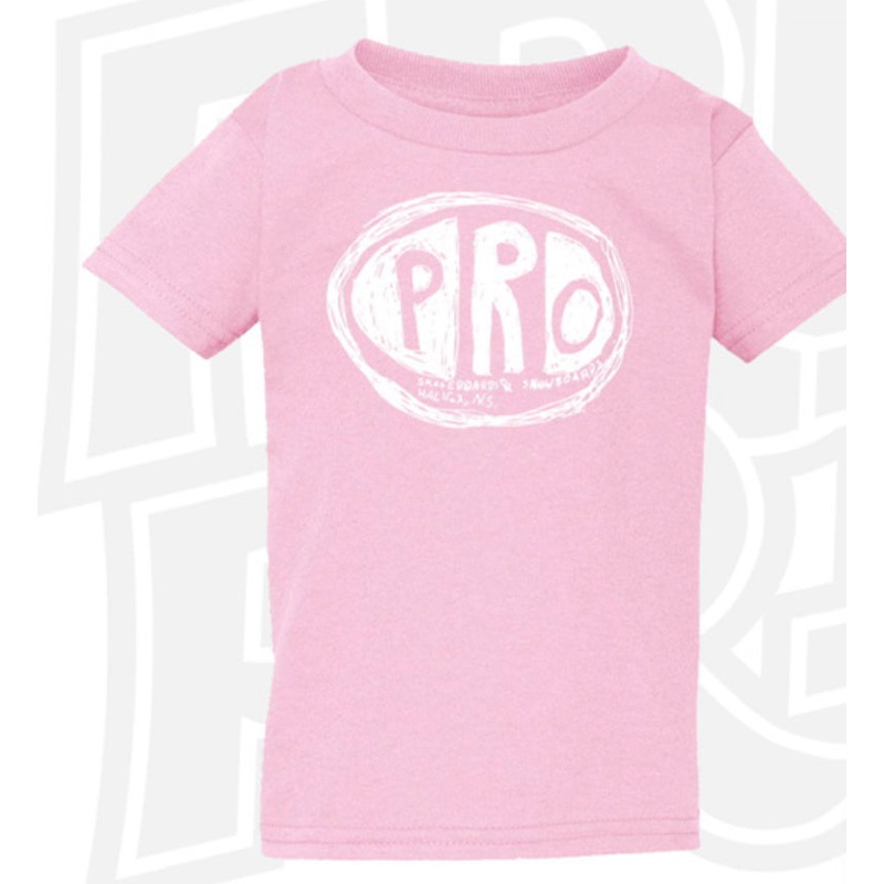 Pro Skates Toddler Scribble T-Shirt – Pink 2T