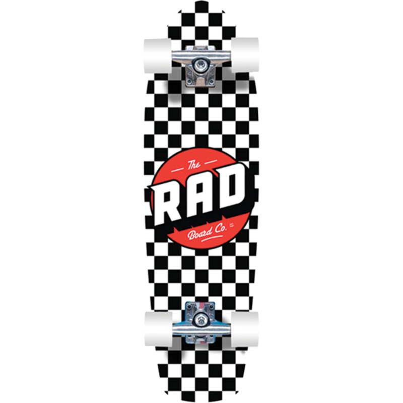 RAD RETRO ROLLER COMP CHECKERS BLK/WHT 7.9″x28.0″