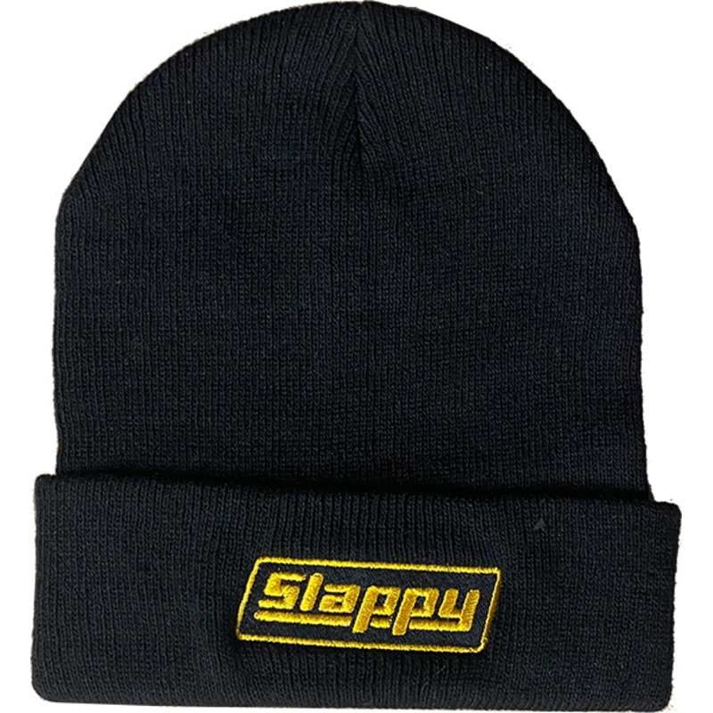 SLAPPY OG LOGO BEANIE BLACK