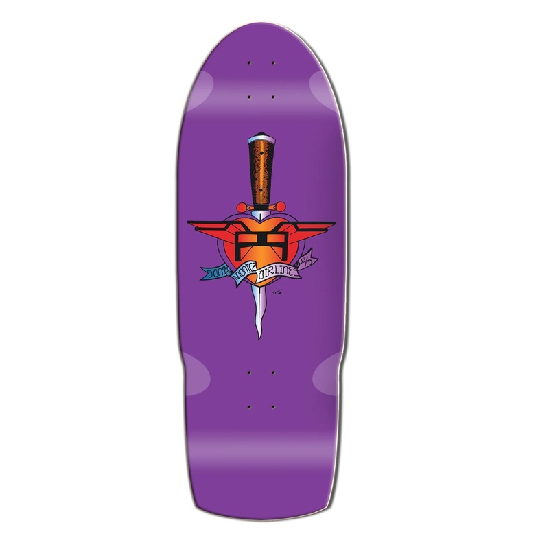 SMA Heart Attack Limited Edition Skateboard Deck – 10.5 Purple Dip