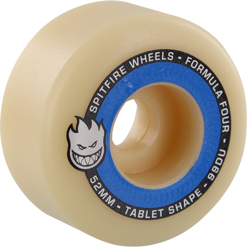 Spitfire Wheels F4 Tablets 52mm 99a – Natural/Blue (Set of 4)