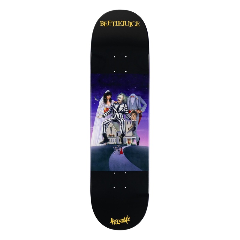 BEETLEJUICE x Welcome – Showtime on Popsicle – Black/Purple Dip – 8.5″ 8.5