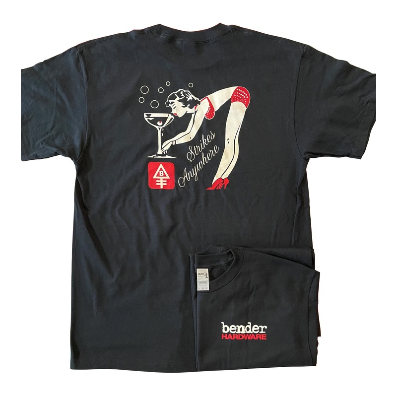 Bender  – Martini Girl – T-shirt Black