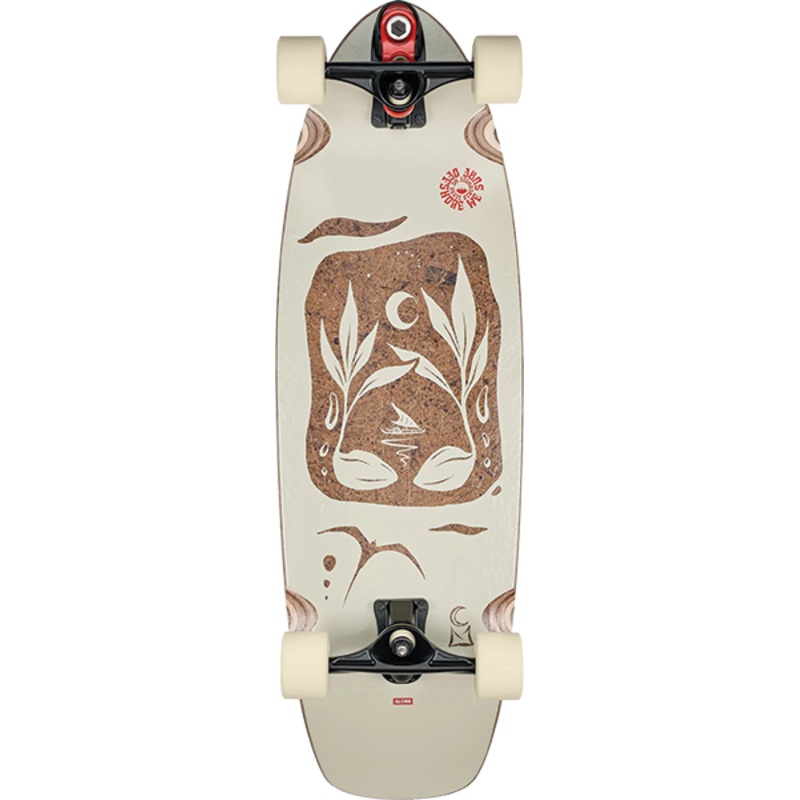 GLB ZUMA SURF SKATE COMP COCONUT/NIU 9.7″x31.5″