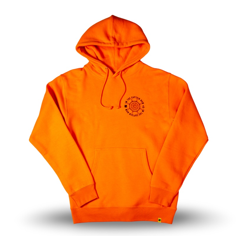 Im The Captain Now Hoodie – Orange S