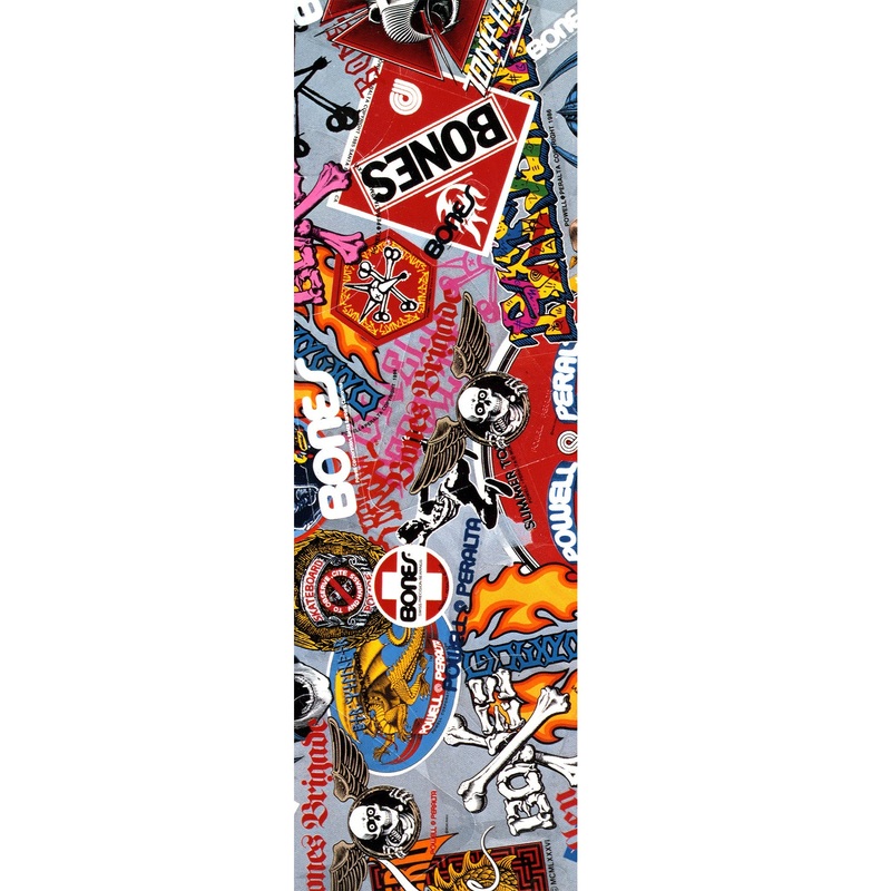 Powell Peralta Collage 3 Griptape 10.5″x33″ – White