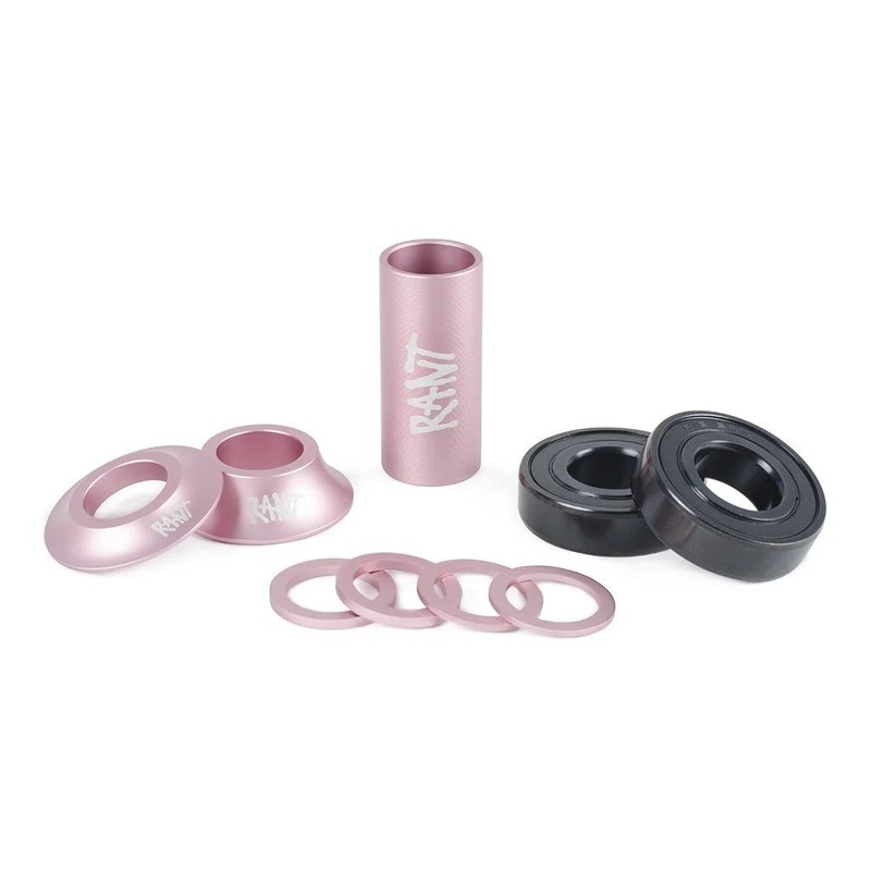 Rant BMX Bang Ur Mid Bottom Bracket 22mm Kit – Pepto Pink