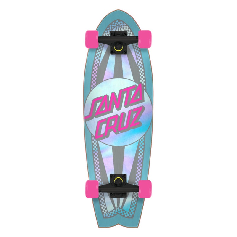 SANTA CRUZ SHARK PRISMATIC DOT CRUISER (8.8″) 8.8″