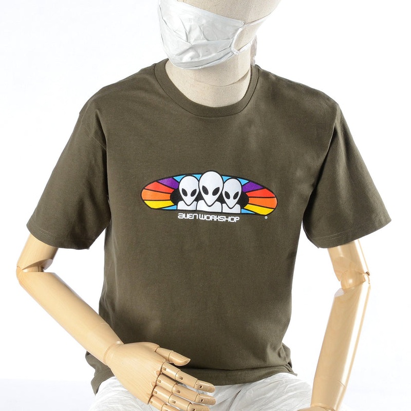 ALIEN WORKSHOP SPECTRUM T-SHIRT OLIVE SMALL