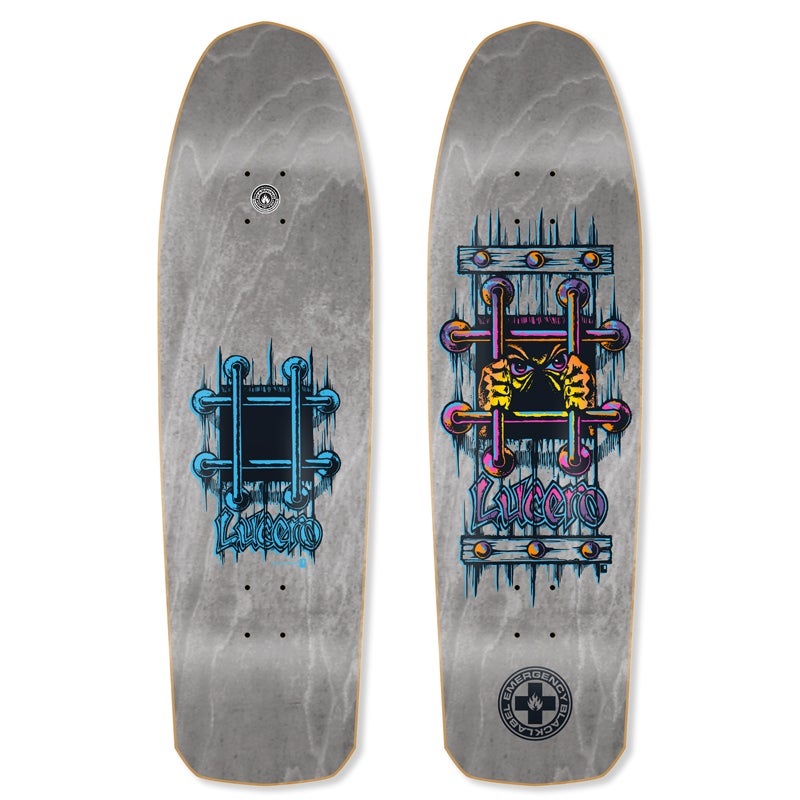 BLACK LABEL DECK – LUCERO OG BARS GREY STAIN (9.25″) 9.25″