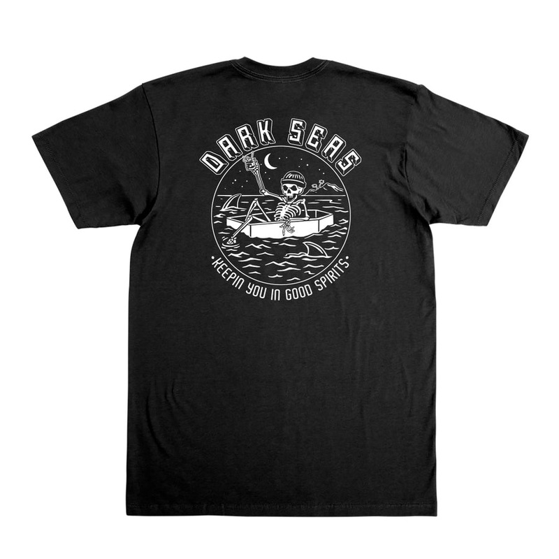 DARK SEAS GOOD SPIRITS STOCK TEE BLACK SMALL