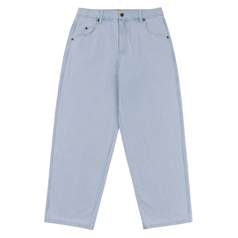Dime Baggy Denim Pants – Light Washed Small