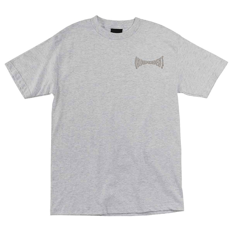 INDEPENDENT T-SHIRT BUILT TO GRIND HEATHER GREY MEDIUM