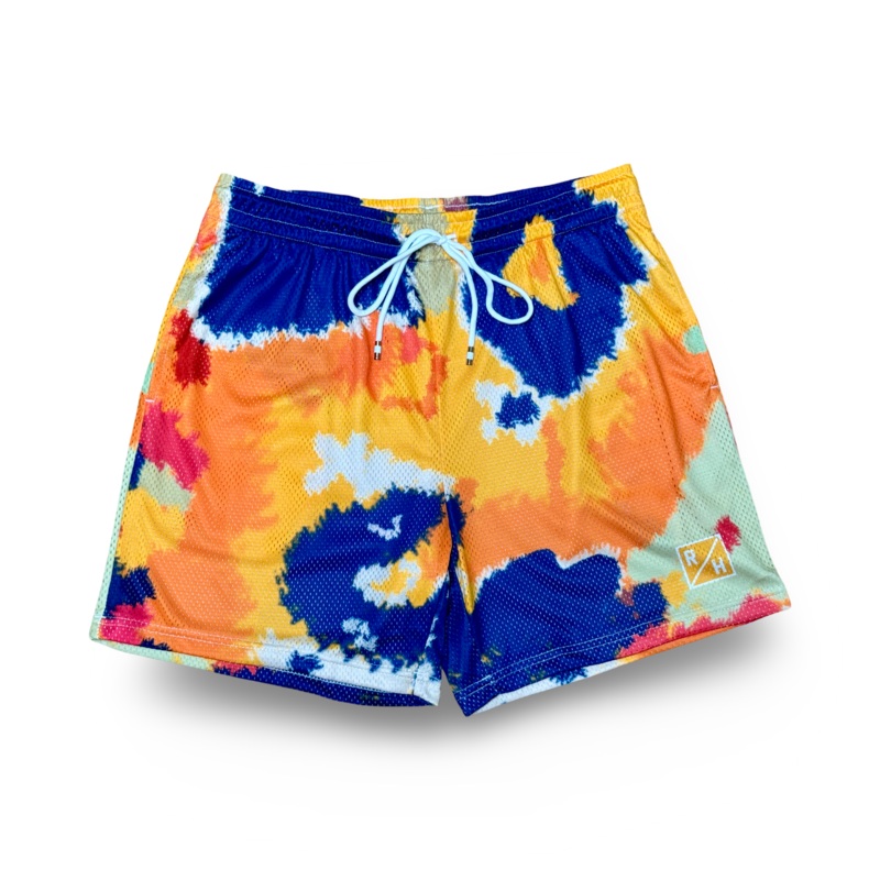 Metro Shorts – Orange / Blue Medium