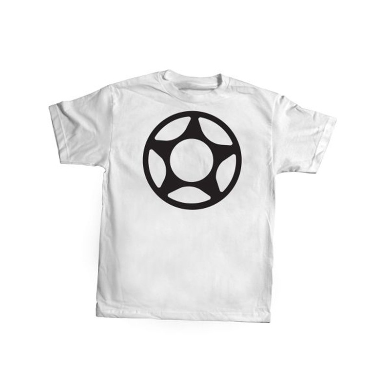 Proto Big Star Tee – Black on White S White