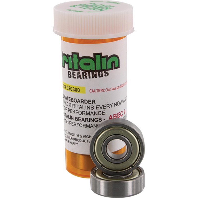 RITALIN ABEC CHROME BEARINGS 9.0″