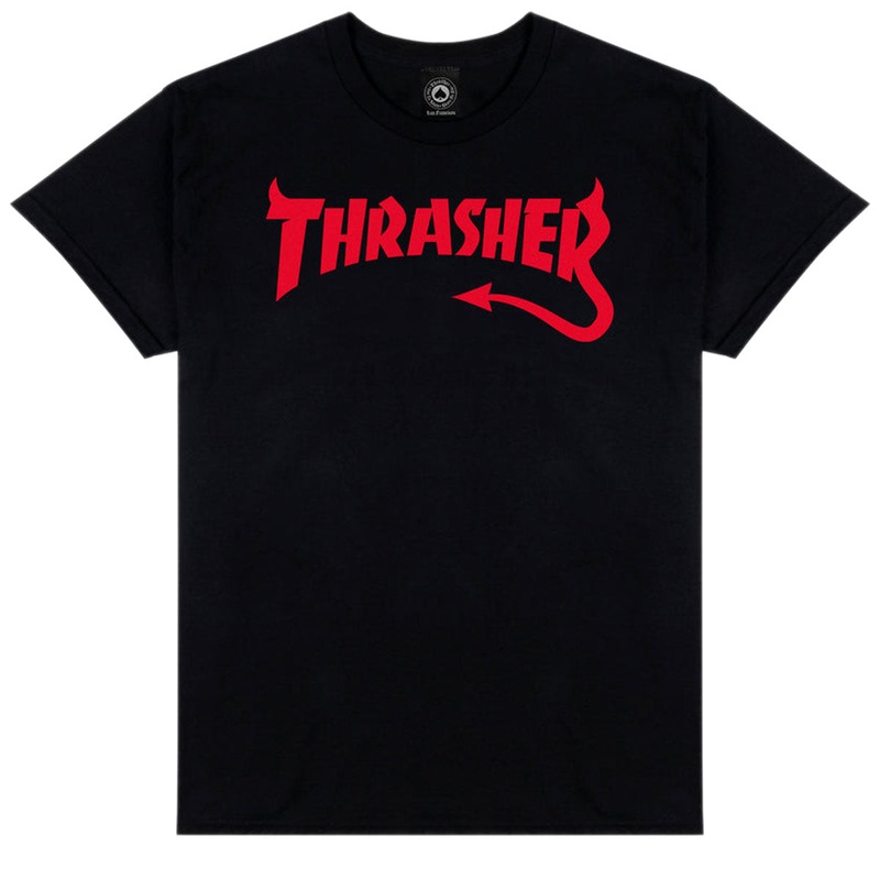 THRASHER DIABLO T-SHIRT BLACK SMALL