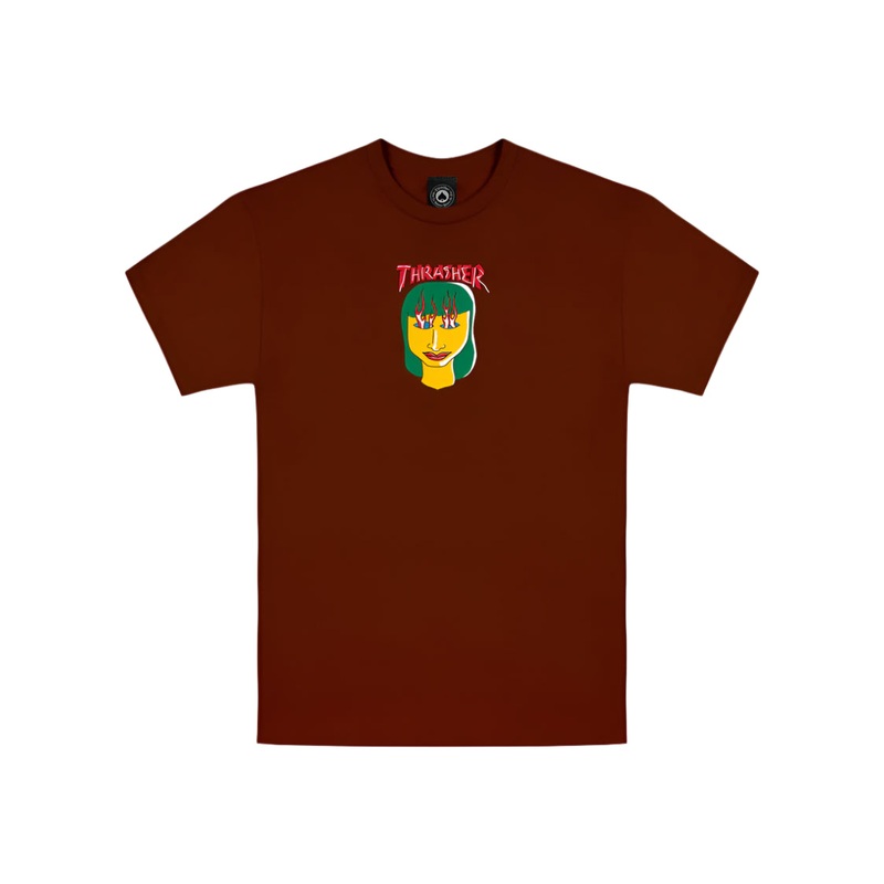 Thrasher Talk Shit Gonz Maroon S/s Shirt S